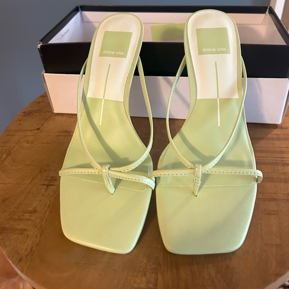 Dolce Vita Kayden Kitten Heels in Pistachio Green